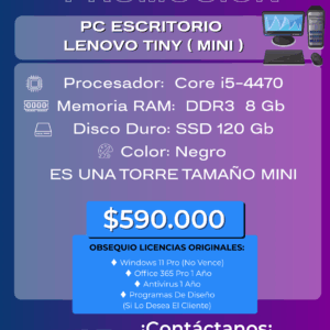Pc Esc Ritorio Mini PC ESCRITORIO – HDR TECNOLOGIA