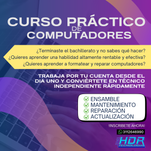 🚀 ¡Curso Mantenimiento de computadores! ¡Aprovecha promoción!